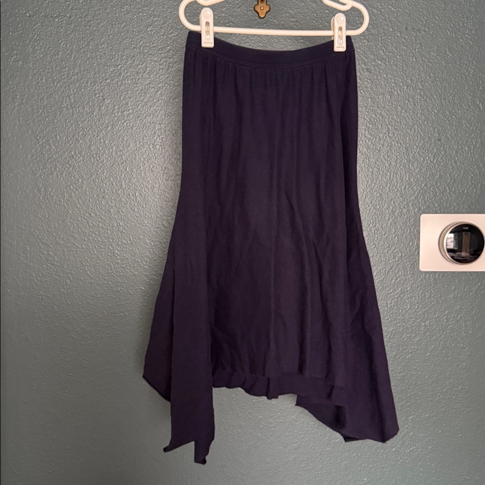 Vintage American Apparel Dark Blue Midi Skirt
